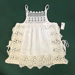 AEROPOSTALE crochet tank top, size small